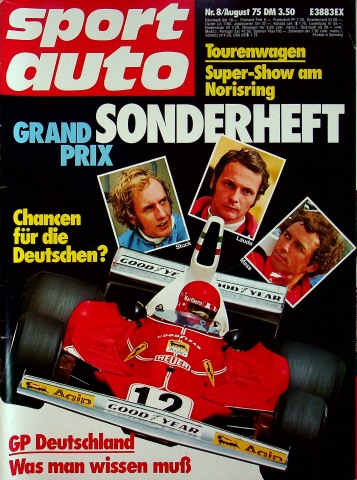 Deckblatt Sport Auto (08/1975)